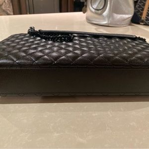 ENVELOPE LARGE BAG IN MIX MATELASSÉ GRAIN DE POUDRE EMBOSSED LEATHER